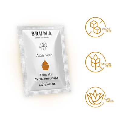 BRUMA - Schuivende aloe vera-gel, cupcake-smaak, 6 ML