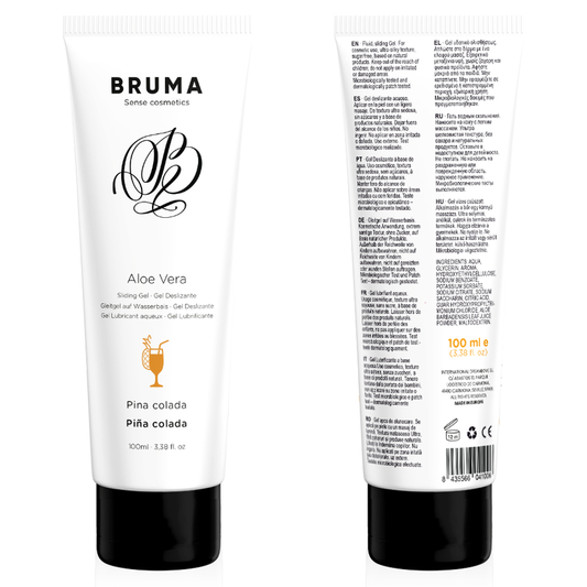 BRUMA - glijgel met aloë vera, piña-coladasmaak, 100 ML