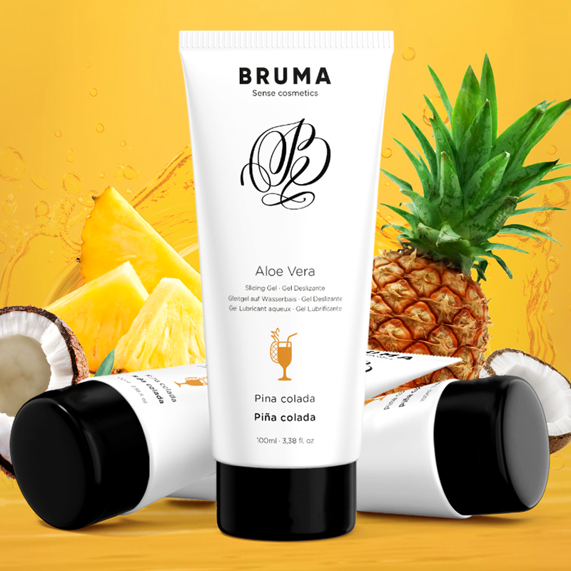 BRUMA - glijgel met aloë vera, piña-coladasmaak, 100 ML