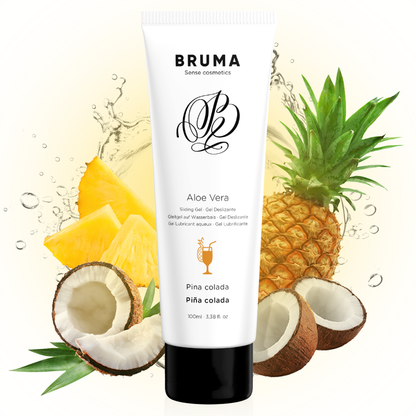 BRUMA - glijgel met aloë vera, piña-coladasmaak, 100 ML