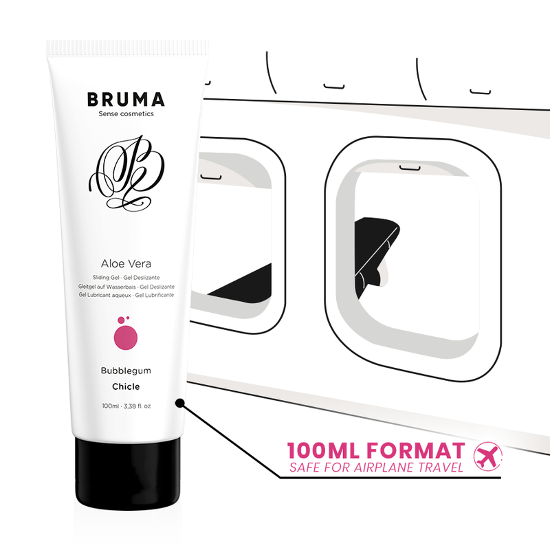 BRUMA - glijgel met aloë vera, kauwgomsmaak, 100 ML
