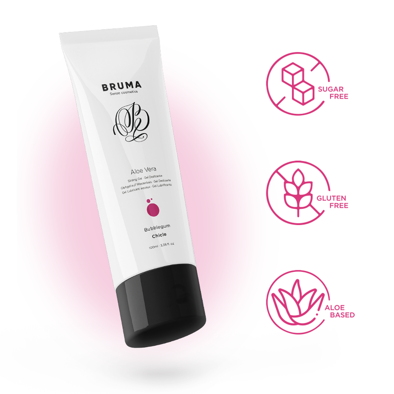 BRUMA - glijgel met aloë vera, kauwgomsmaak, 100 ML