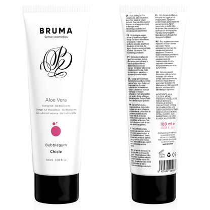 BRUMA - glijgel met aloë vera, kauwgomsmaak, 100 ML