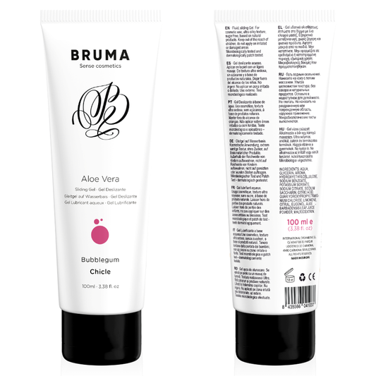 BRUMA - glijgel met aloë vera, kauwgomsmaak, 100 ML