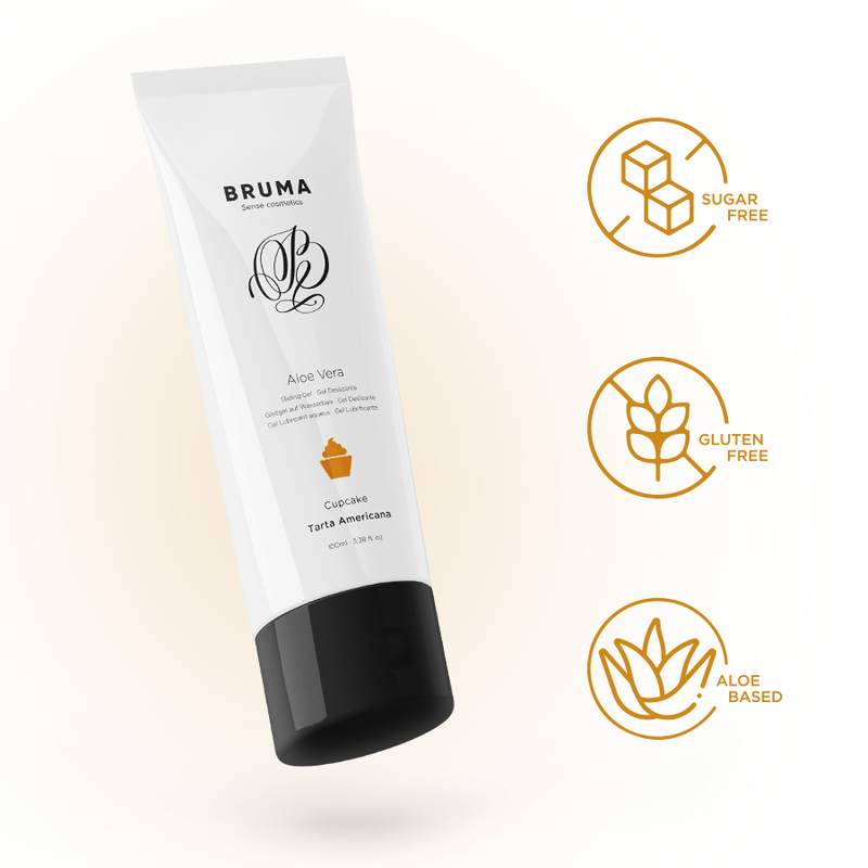 BRUMA - glijgel met aloë vera, cupcakesmaak, 100 ML