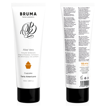 BRUMA - glijgel met aloë vera, cupcakesmaak, 100 ML