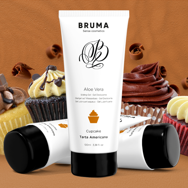 BRUMA - glijgel met aloë vera, cupcakesmaak, 100 ML