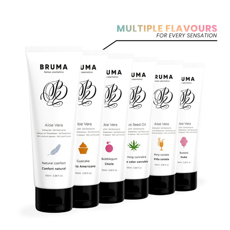 BRUMA - glijgel met aloë vera, kauwgomsmaak, 100 ML