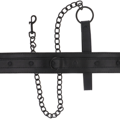 INTENSE - FETISH halsband van veganistisch leer