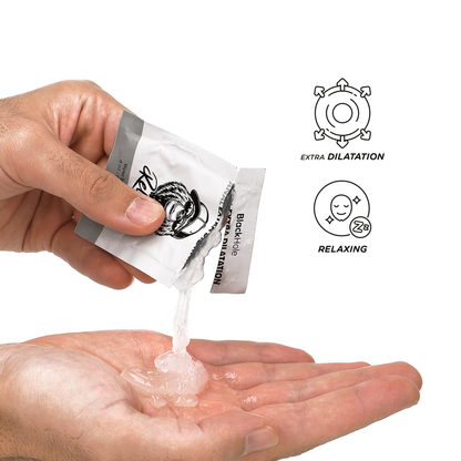 BLACK HOLE - GLIJMIDDEL OP WATERBASIS VOOR EXTRA DILATATIE 6 ML EENMALIGE DOSIS