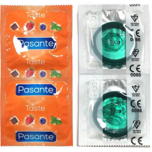 PASANTE - CONDOOMS MET MUNTFLAVOUR ZAK 144 STUKS