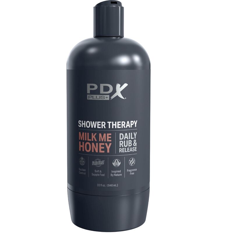 PDX PLUS - STROKER masturbator met discreet flesontwerp MILK ME HONEY CANDY SHAMPOO
