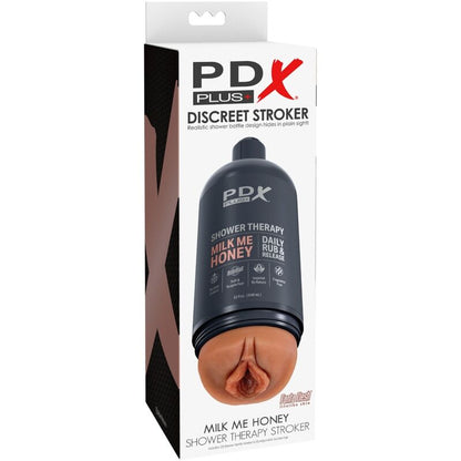 PDX PLUS - STROKER masturbator met discreet flesontwerp MILK ME HONEY CANDY SHAMPOO