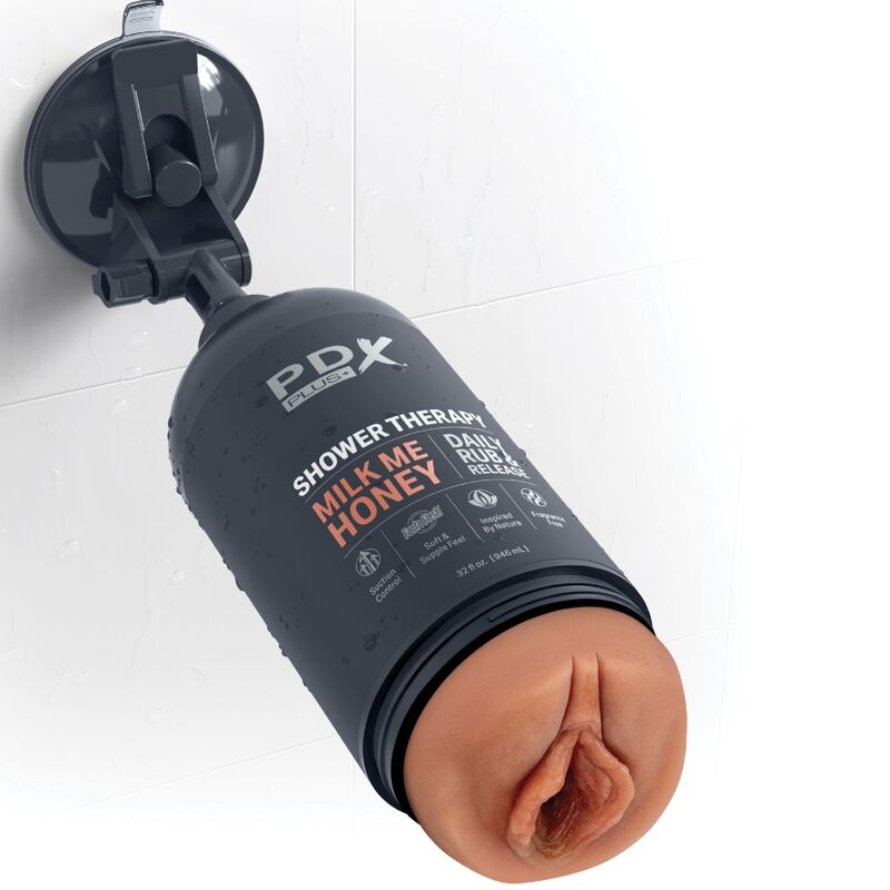 PDX PLUS - STROKER masturbator met discreet flesontwerp MILK ME HONEY CANDY SHAMPOO