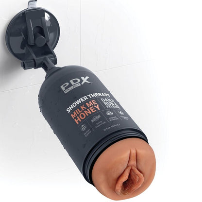 PDX PLUS - STROKER masturbator met discreet flesontwerp MILK ME HONEY CANDY SHAMPOO