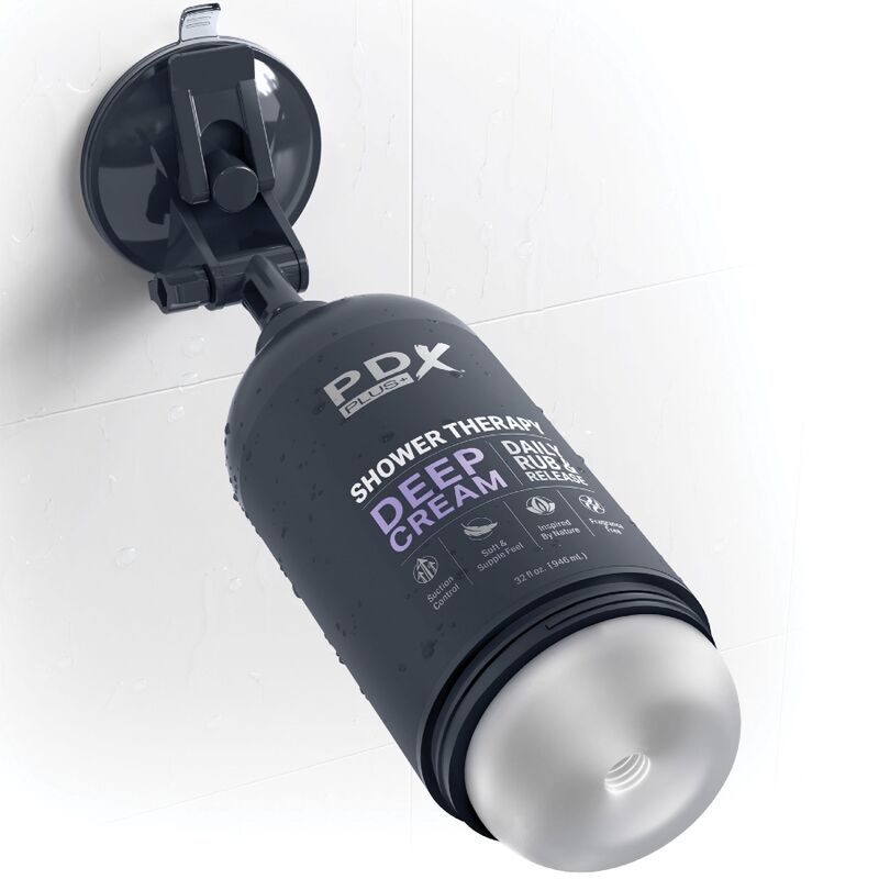 PDX PLUS - STROKER masturbator met discreet ontwerp van de DEEP CREAM SHAMPOO-fles
