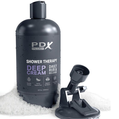 PDX PLUS - STROKER masturbator met discreet ontwerp van de DEEP CREAM SHAMPOO-fles
