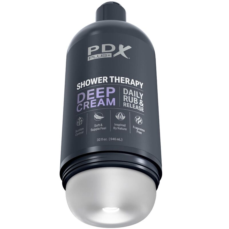 PDX PLUS - STROKER masturbator met discreet ontwerp van de DEEP CREAM SHAMPOO-fles