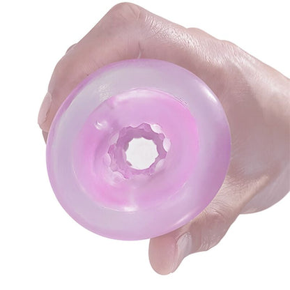 PRETTY LOVE - FANTASY-masturbator voor mannen met interne spiraal en transparante balletjes