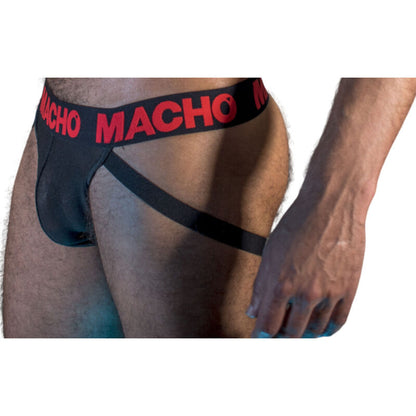 MACHO - MX26X2 JOCK zwart/rood L
