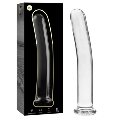 NEBULA SERIES BY IBIZA - MODEL 9 dildo van borosilicaatglas transparant 15.5 CM -O- 2.5 CM