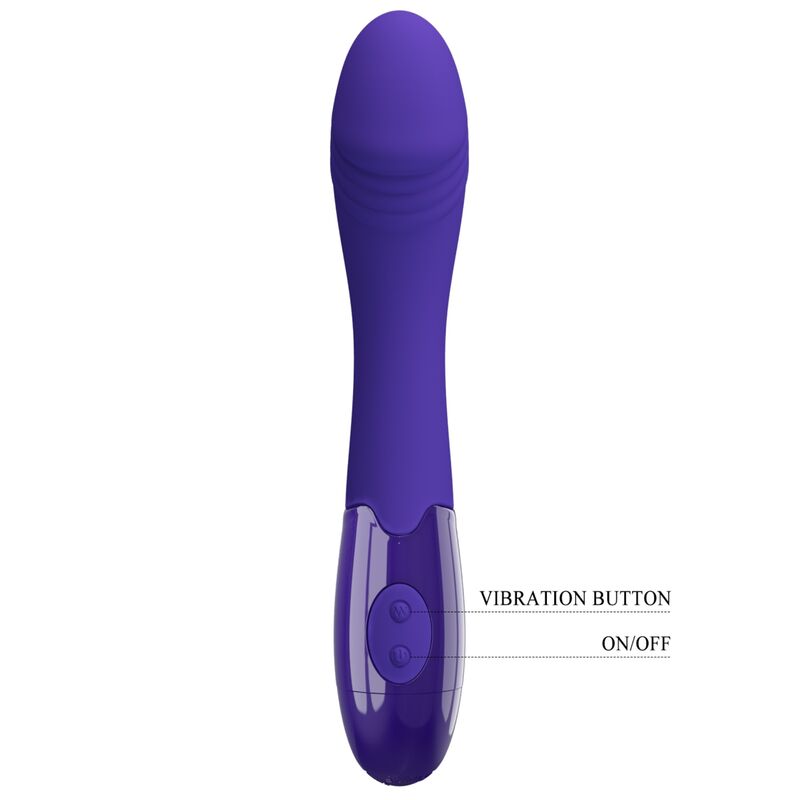 PRETTY LOVE - ELEMENTAL YOUTH paarse vibrerende dildo