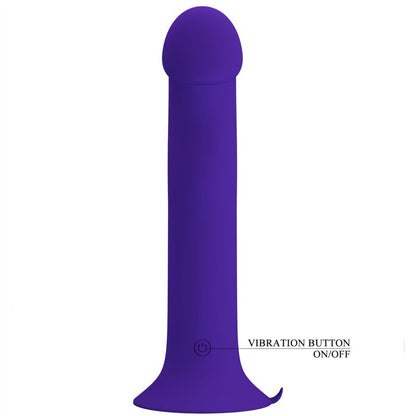 PRETTY LOVE - MURRAY YOUTH vibrerende dildo en oplaadbare paarse vibrator