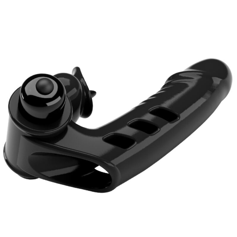 PRETTY LOVE - CORBIN zwarte vibrator-vingerhoes