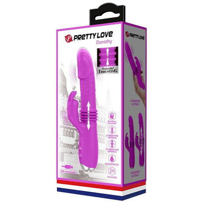 PRETTY LOVE - DOROTHY paarse oplaadbare konijnenvibrator