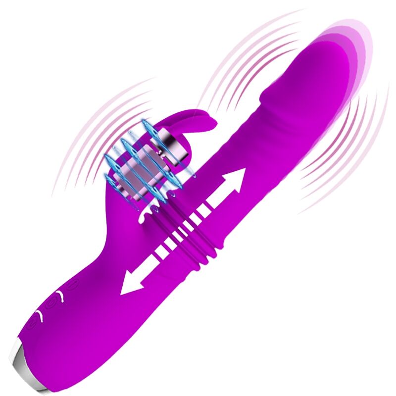 PRETTY LOVE - DOROTHY paarse oplaadbare konijnenvibrator