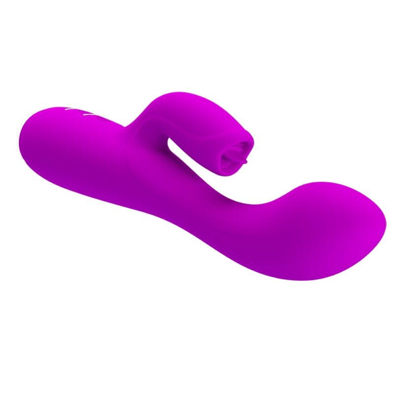 PRETTY LOVE - GLORIA paarse oplaadbare konijnenvibrator, waterdicht
