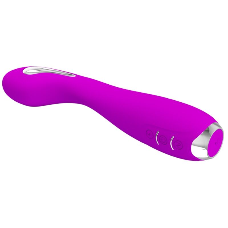 PRETTY LOVE - HECTOR paarse oplaadbare elektroschokvibrator, waterdicht