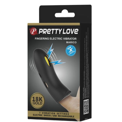 PRETTY LOVE - MARICO zwarte elektrostimulator-vingerhoes