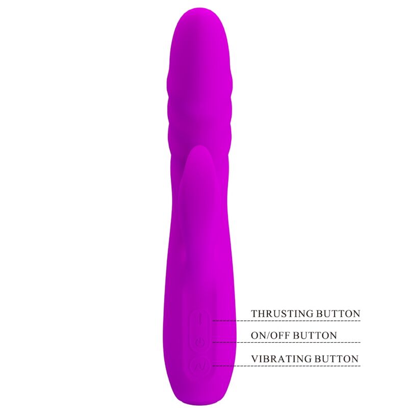 PRETTY LOVE - MELANIE paarse oplaadbare konijnenvibrator
