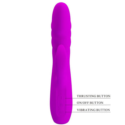 PRETTY LOVE - MELANIE paarse oplaadbare konijnenvibrator