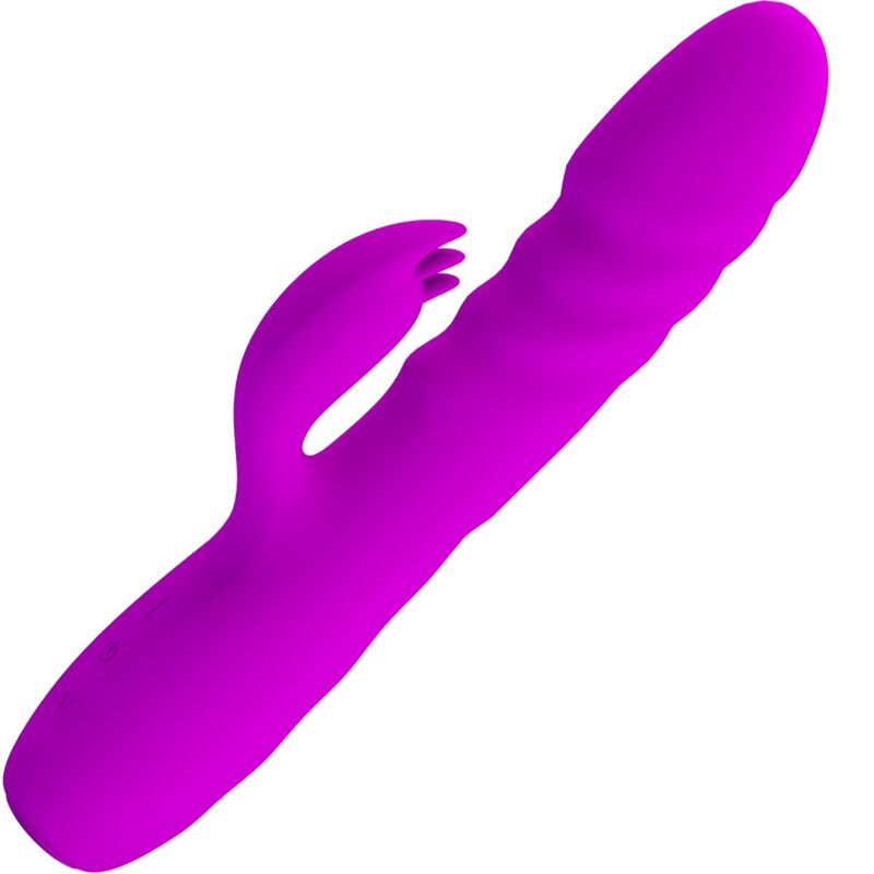 PRETTY LOVE - MELANIE paarse oplaadbare konijnenvibrator