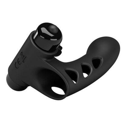 PRETTY LOVE - ORLANDO zwarte vibrator-vingerhoes
