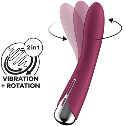 SATISFYER - SPINNING VIBE 1 G-SPOT RODE ROTERENDE VIBRATOR
