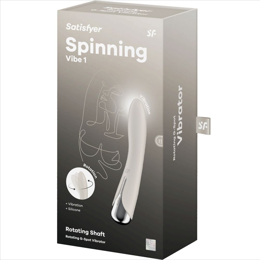 SATISFYER - SPINNING VIBE 1 G-SPOT BEIGE ROTERENDE VIBRATOR