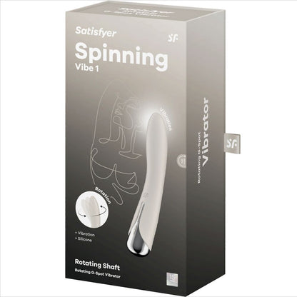 SATISFYER - SPINNING VIBE 1 G-SPOT BEIGE ROTERENDE VIBRATOR