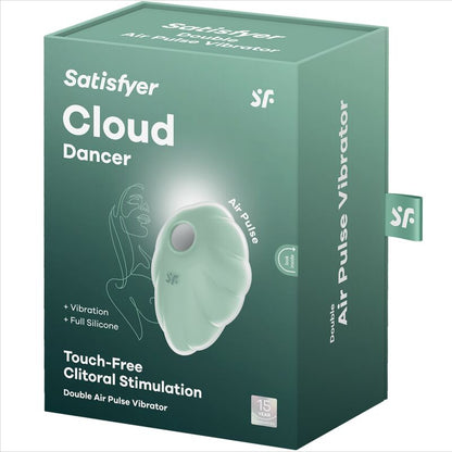 SATISFYER - CLOUD DANCER GROENE LUCHTIMPULSVIBRATOR