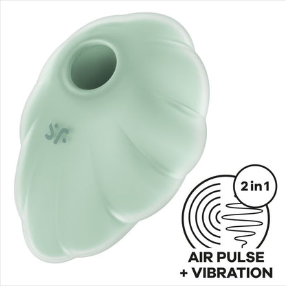 SATISFYER - CLOUD DANCER GROENE LUCHTIMPULSVIBRATOR