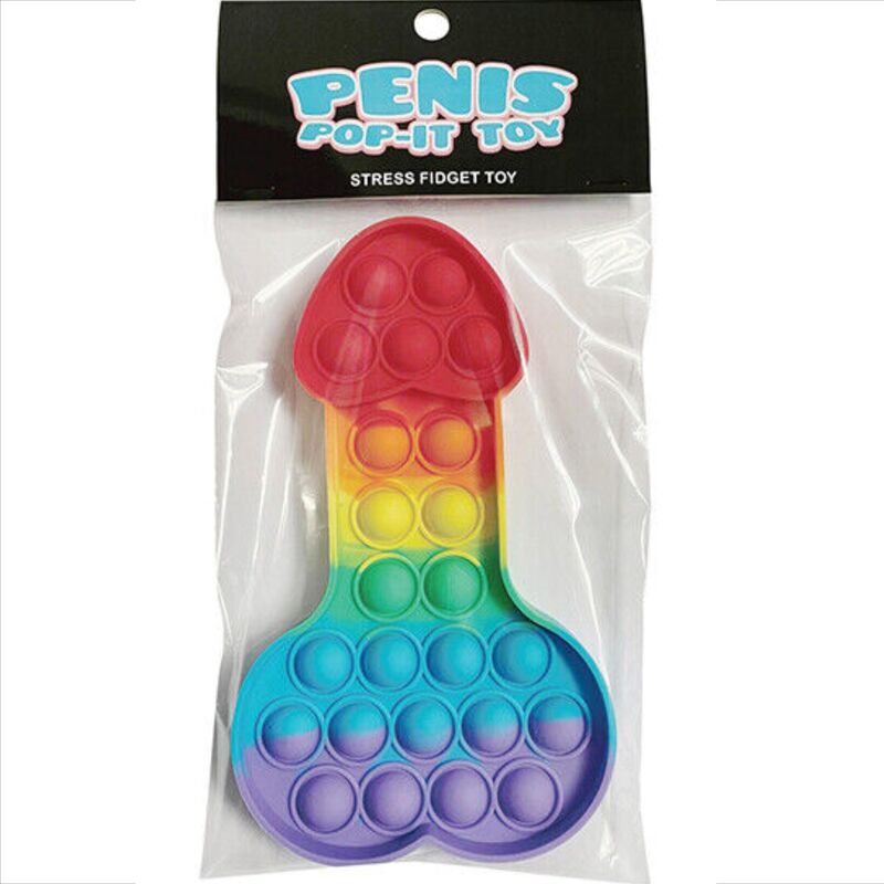 KHEPER GAMES - veelkleurig Pop-It-piemelspeeltje tegen stress