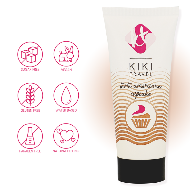 KIKÍ TRAVEL - CUPCAKE-GLIJMIDDEL 50 ML