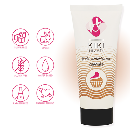 KIKÍ TRAVEL - CUPCAKE-GLIJMIDDEL 50 ML