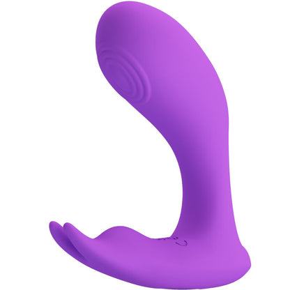 PRETTY LOVE - IDABELLE trillings- en pulserende afstandsbediening violet