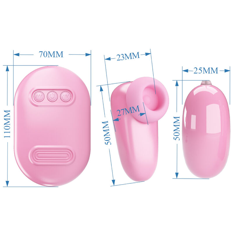 PRETTY LOVE - MAGIC BOX vibrerend kogeltje & roze stimulator