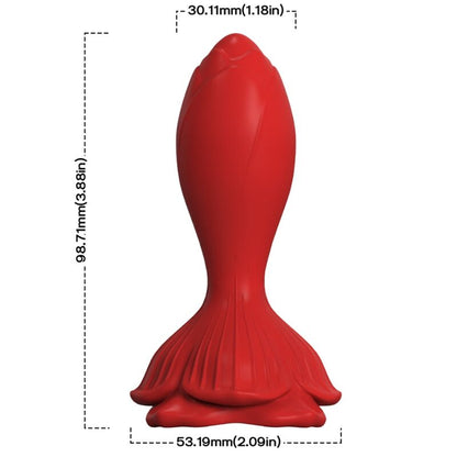 ARMONY - PINK vibrator en anaalplug, klein, met afstandsbediening, rood