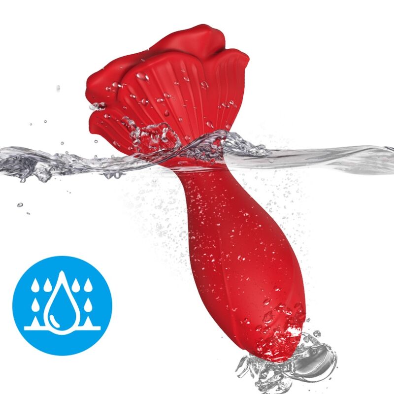 ARMONY - PINK vibrator en anaalplug, klein, met afstandsbediening, rood