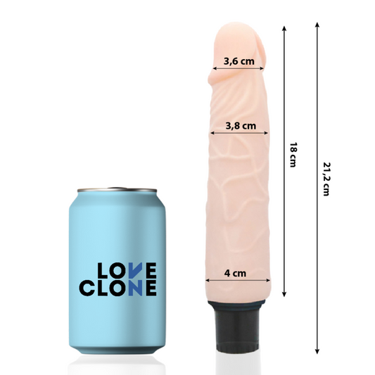LOVECLONE - FINN, ZELFSMERENDE VIBRATOR 21.2 CM -O- 3.8 CM